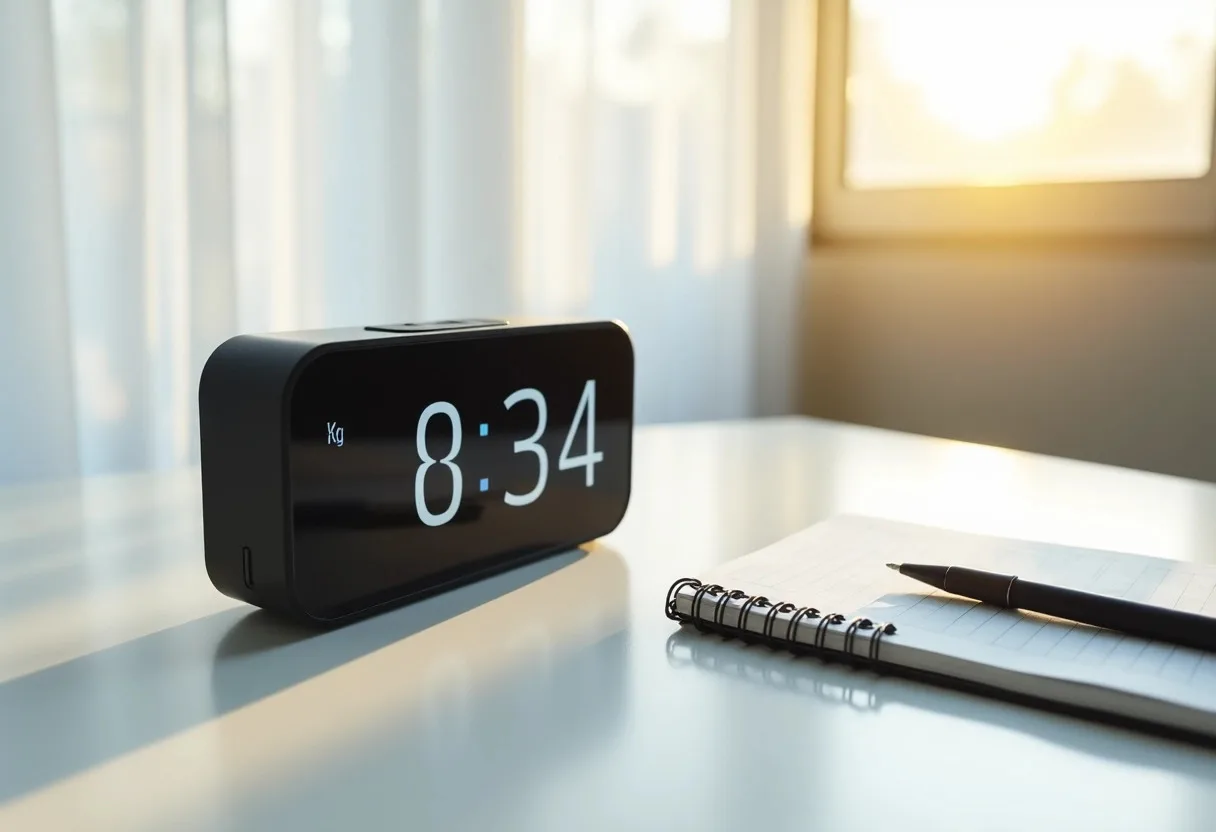 horloge et calculatrice