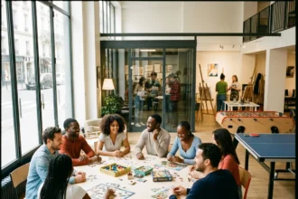 Groupe profitant d’activités indoor à Paris