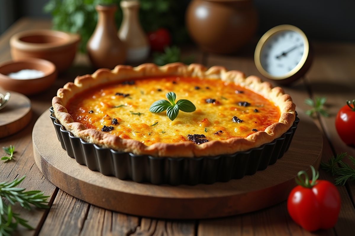quiche cuisson