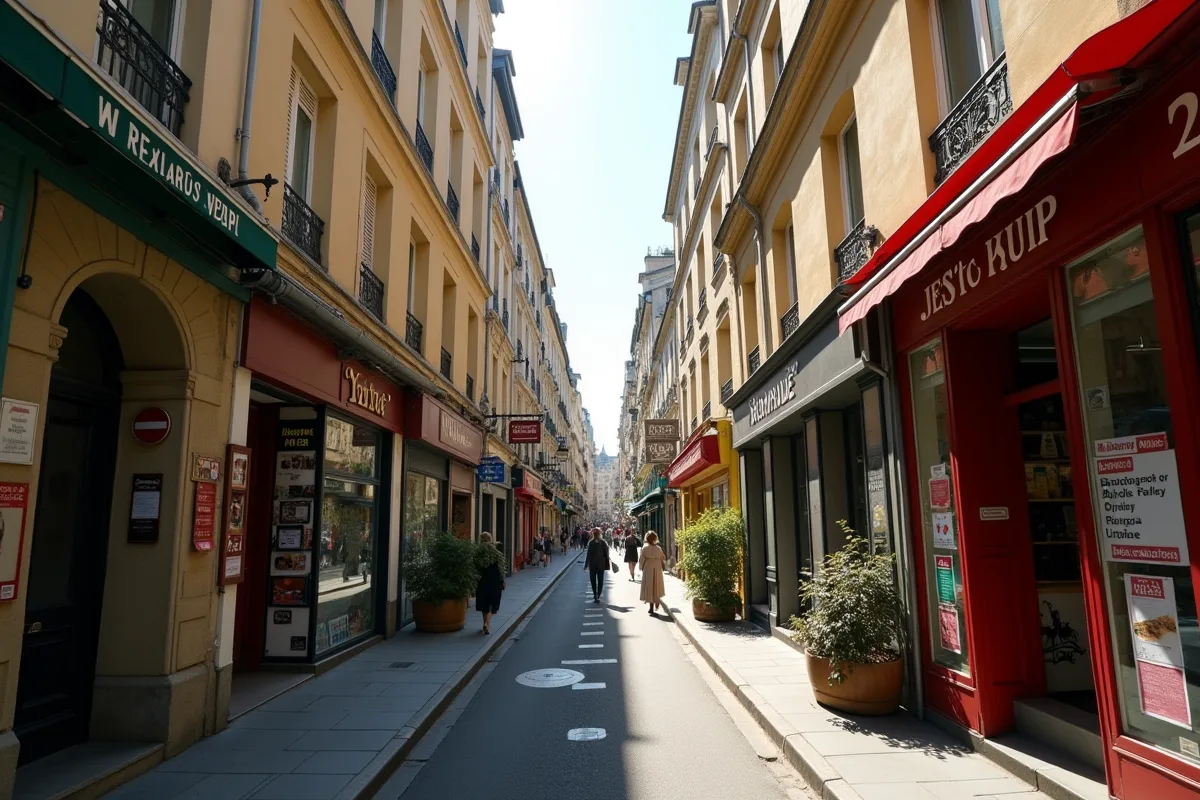 Vue des quartiers parisiens montrant les contrastes économiques