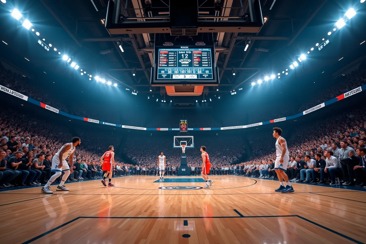 Calendrier des matchs de basketball avec résultats et classements actuels